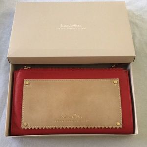 India Hicks Red Take Out Wallet